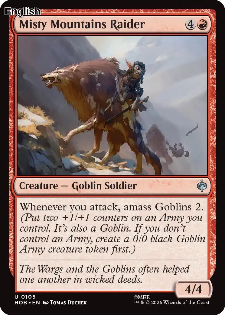 (Preorder) Misty Mountains Raider [HOB - 105] The Hobbit