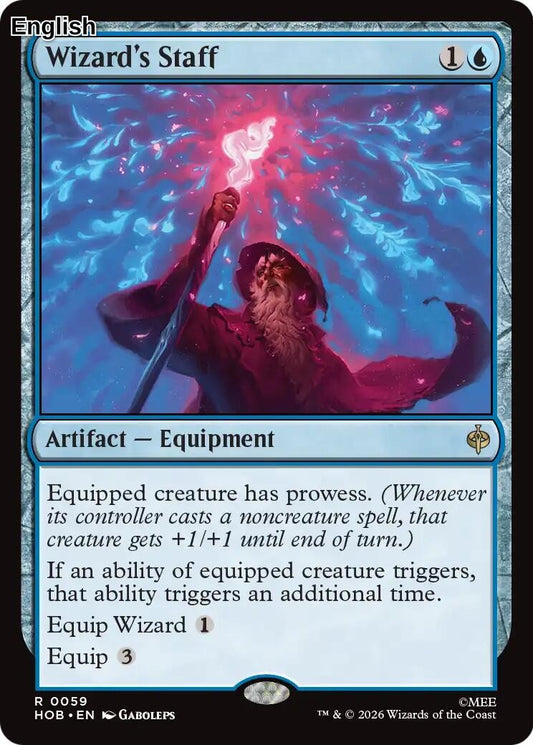 (Preorder) Wizard's Staff [HOB - 59] The Hobbit