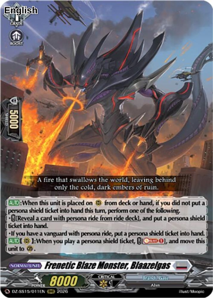 Frenetic Blaze Monster, Blaazelgas