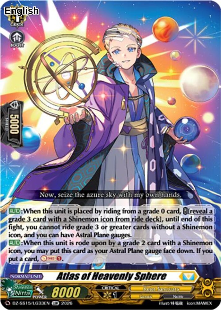 Atlas of Heavenly Sphere