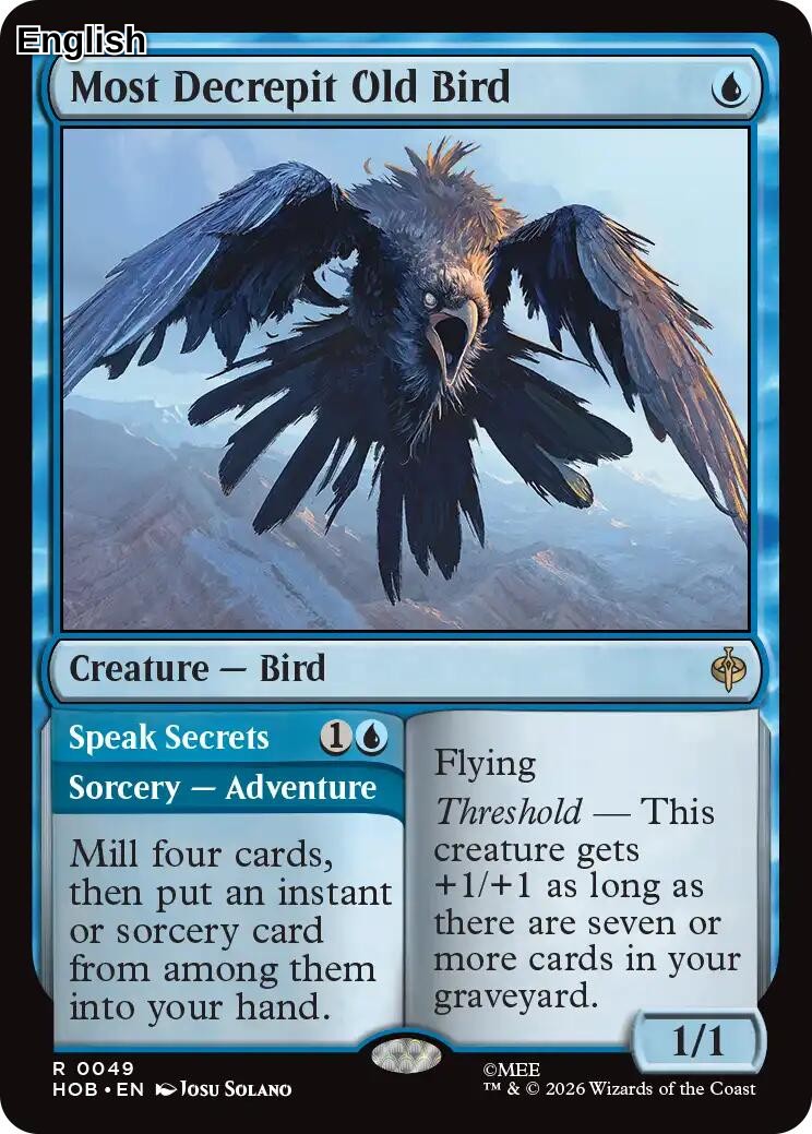 (Preorder) Most Decrepit Old Bird [HOB - 49] The Hobbit