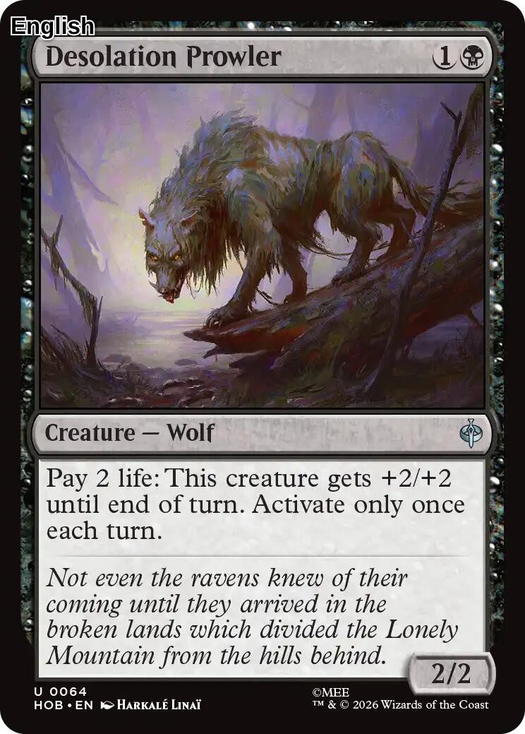 (Preorder) Desolation Prowler [HOB - 64] The Hobbit