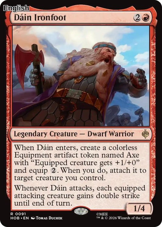 (Preorder) Dain Ironfoot [HOB - 91] The Hobbit
