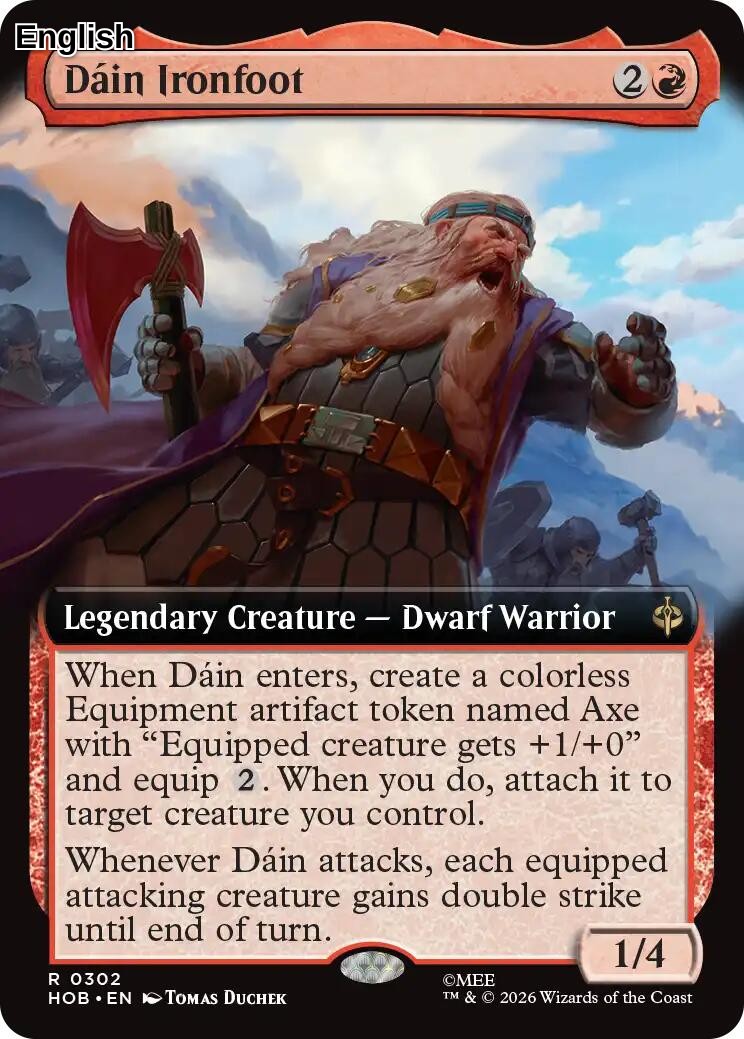 (Preorder) Dain Ironfoot (Extended Art) [HOB - 302] The Hobbit