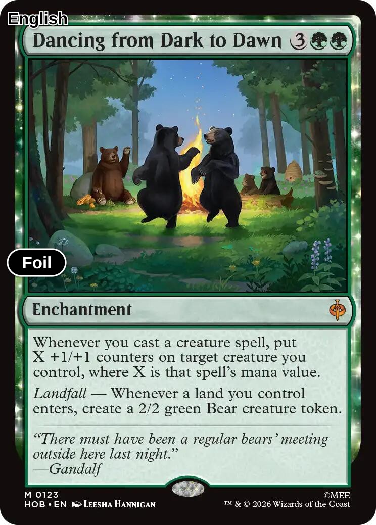 Dancing from Dark to Dawn [HOB - 123] M The Hobbit - Foil