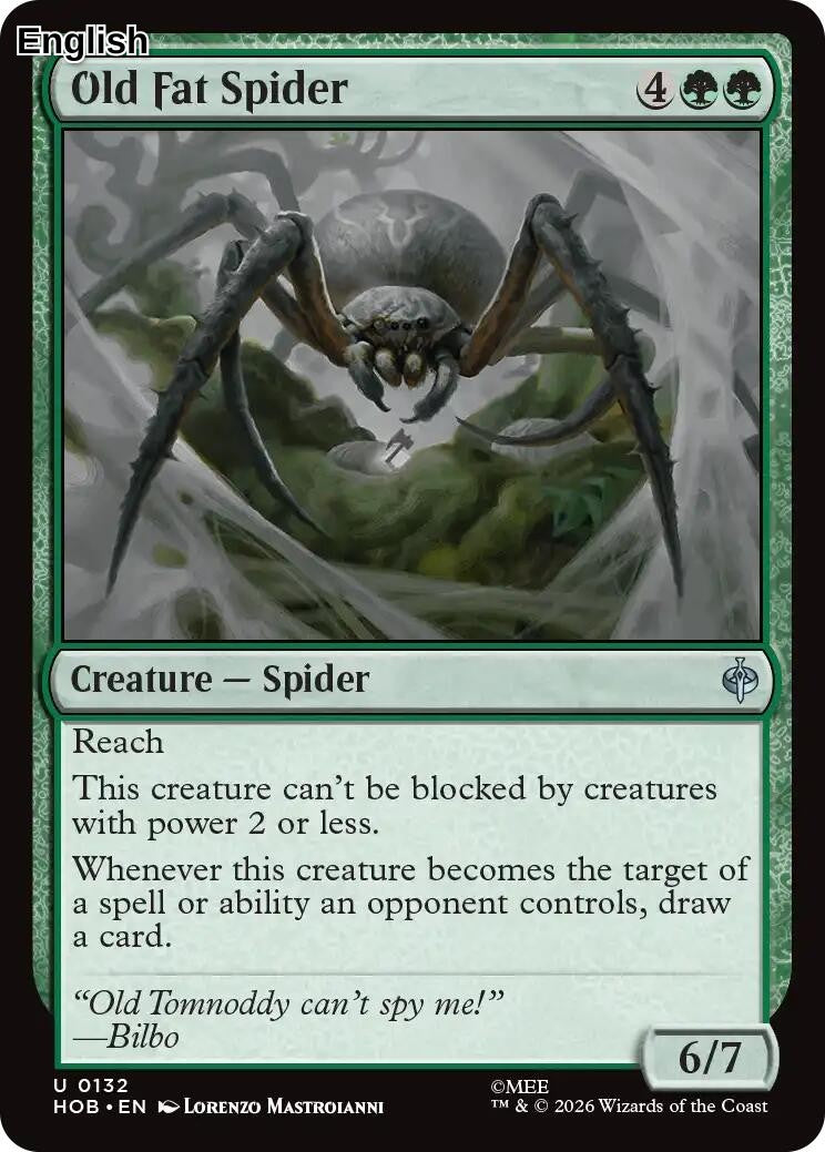 (Preorder) Old Fat Spider [HOB - 132] The Hobbit
