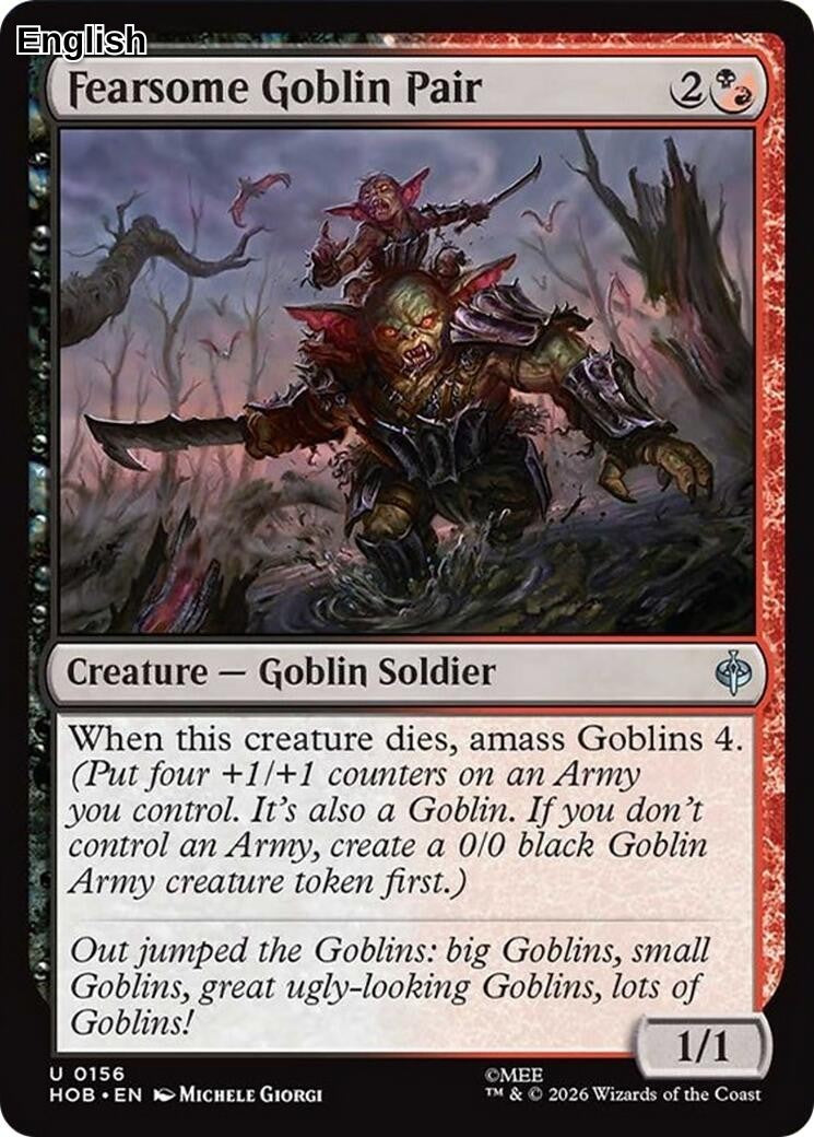 (Preorder) Fearsome Goblin Pair [HOB - 156] The Hobbit