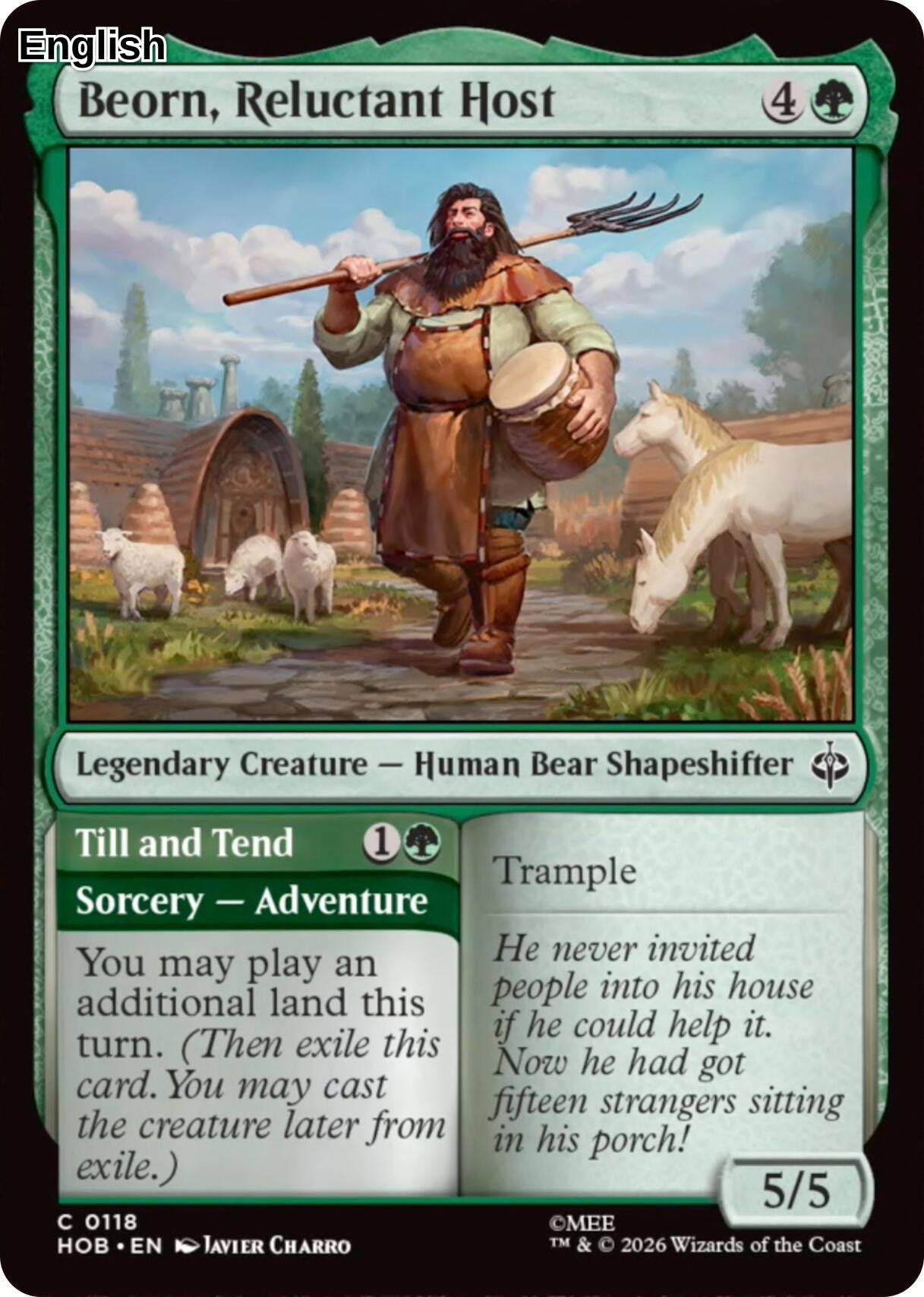 (Preorder) Beorn, Reluctant Host [HOB - 118] The Hobbit