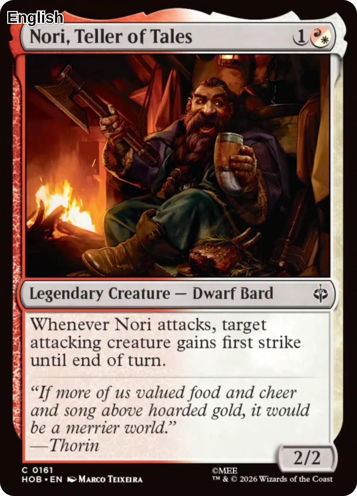 (Preorder) Nori, Teller of Tales [HOB - 161] The Hobbit