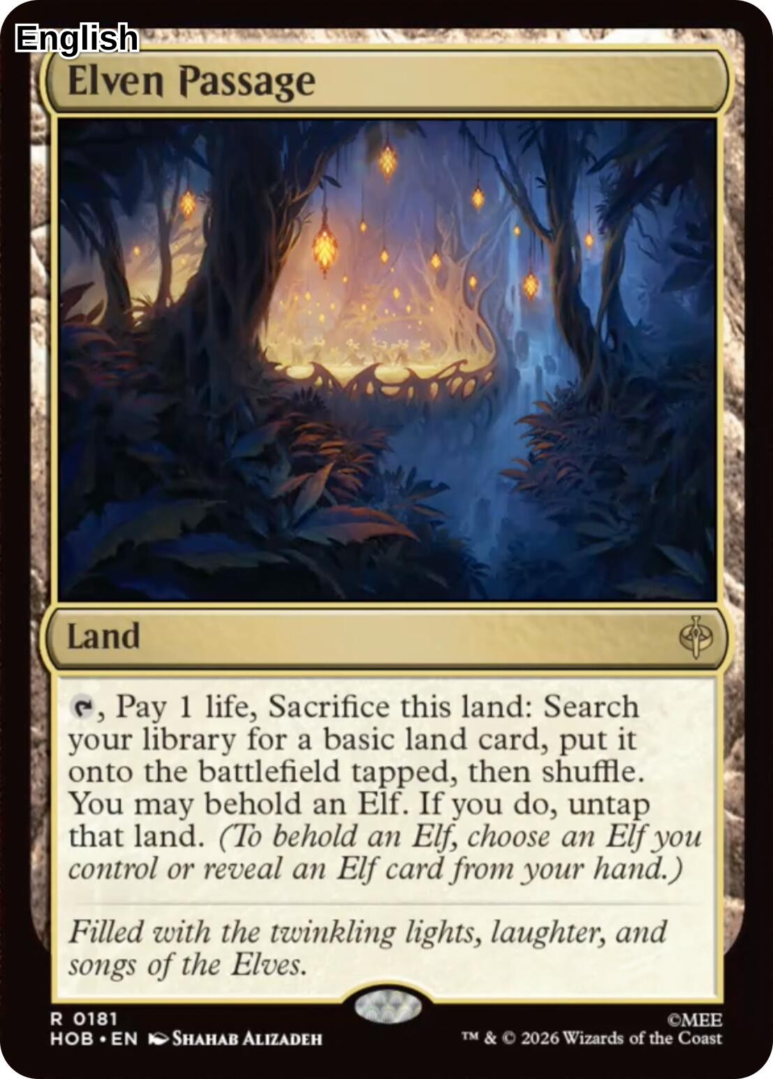 (Preorder) Elven Passage [HOB - 181] The Hobbit