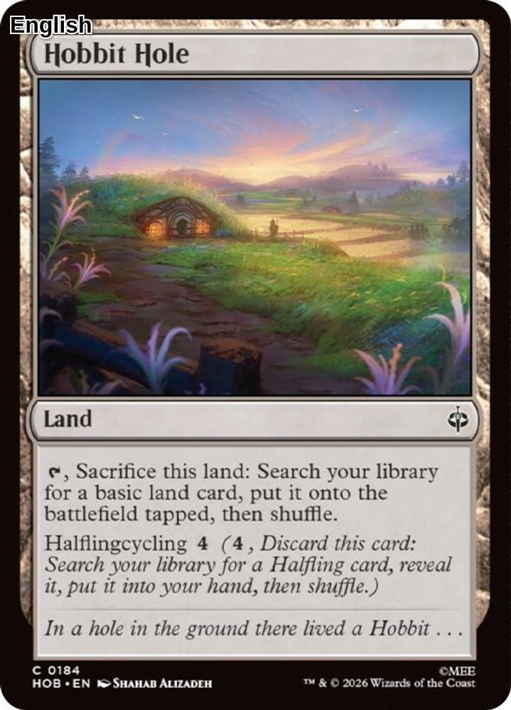 (Preorder) Hobbit Hole [HOB - 184] The Hobbit