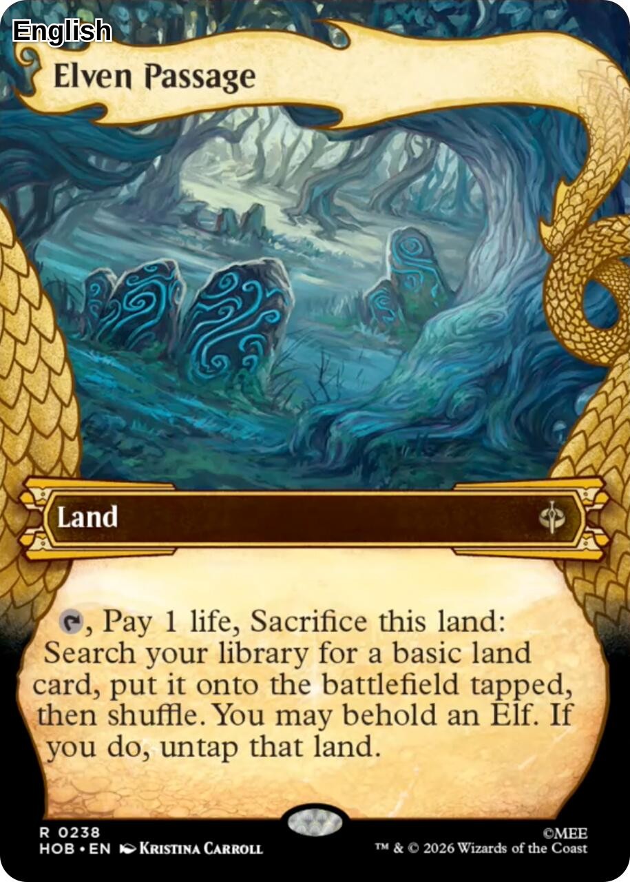 (Preorder) Elven Passage (Showcase) [HOB - 238] The Hobbit