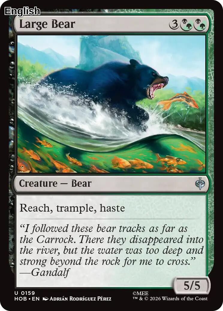 (Preorder) Large Bear [HOB - 159] The Hobbit