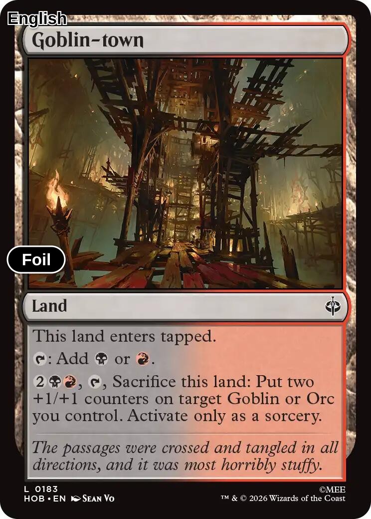 Goblin-town [HOB - 183] L The Hobbit - Foil