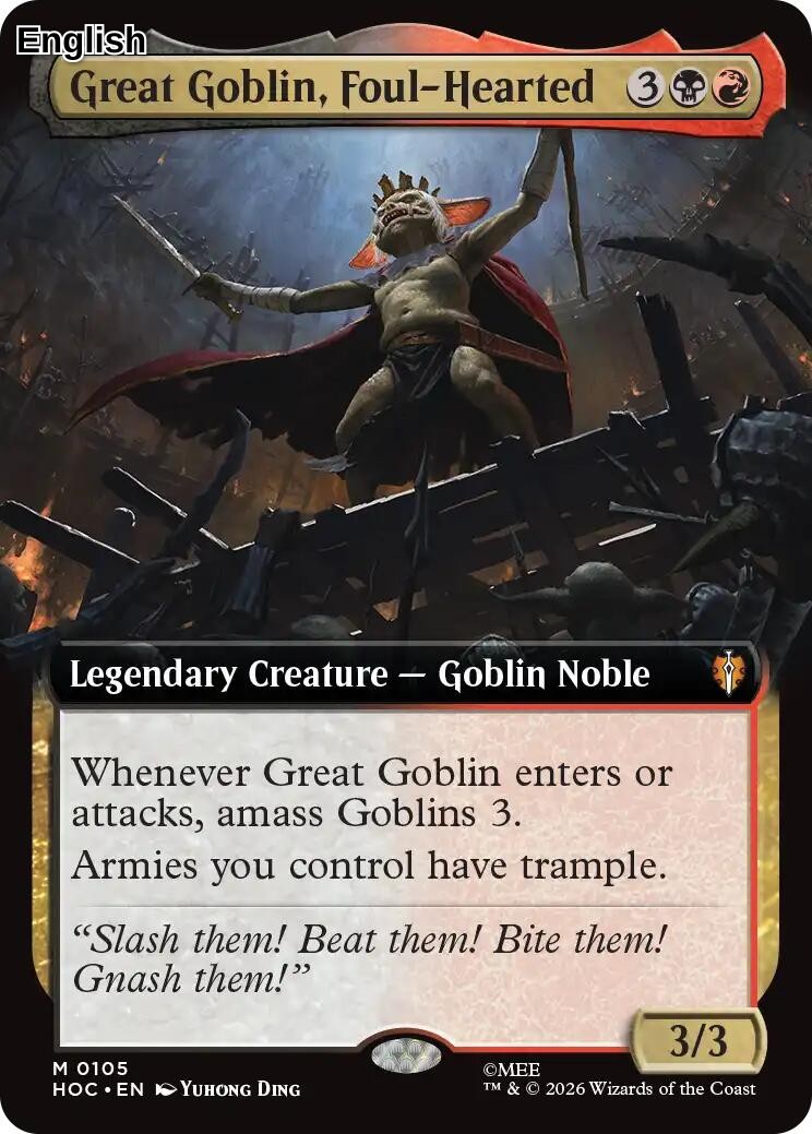Great Goblin, Foul-Hearted (Extended Art)