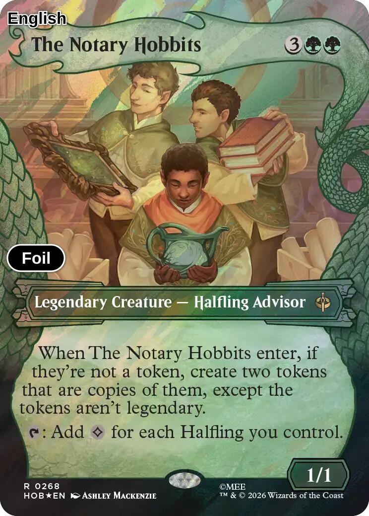 The Notary Hobbits (Showcase) (Surge Foil)