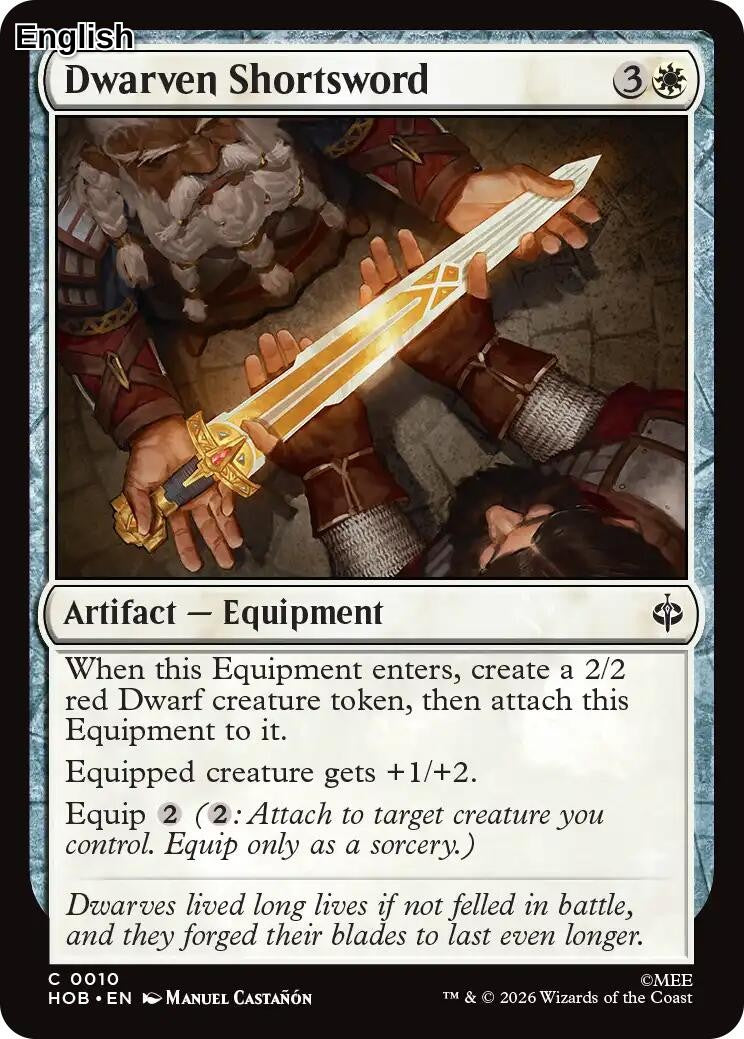 (Preorder) Dwarven Shortsword [HOB] The Hobbit