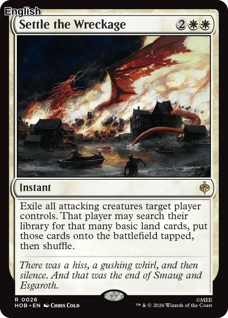 (Preorder) Settle the Wreckage [HOB] The Hobbit