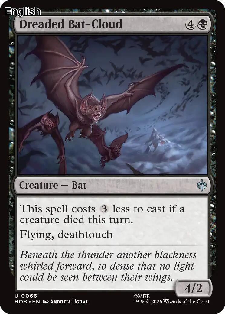 (Preorder) Dreaded Bat-Cloud [HOB] The Hobbit