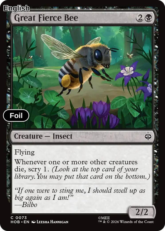Great Fierce Bee