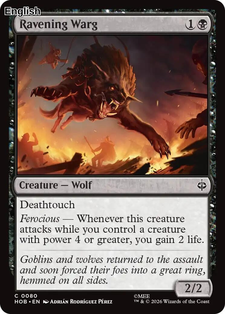 (Preorder) Ravening Warg [HOB] The Hobbit