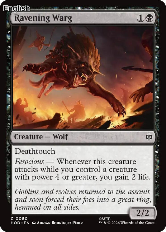 (Preorder) Ravening Warg [HOB] The Hobbit