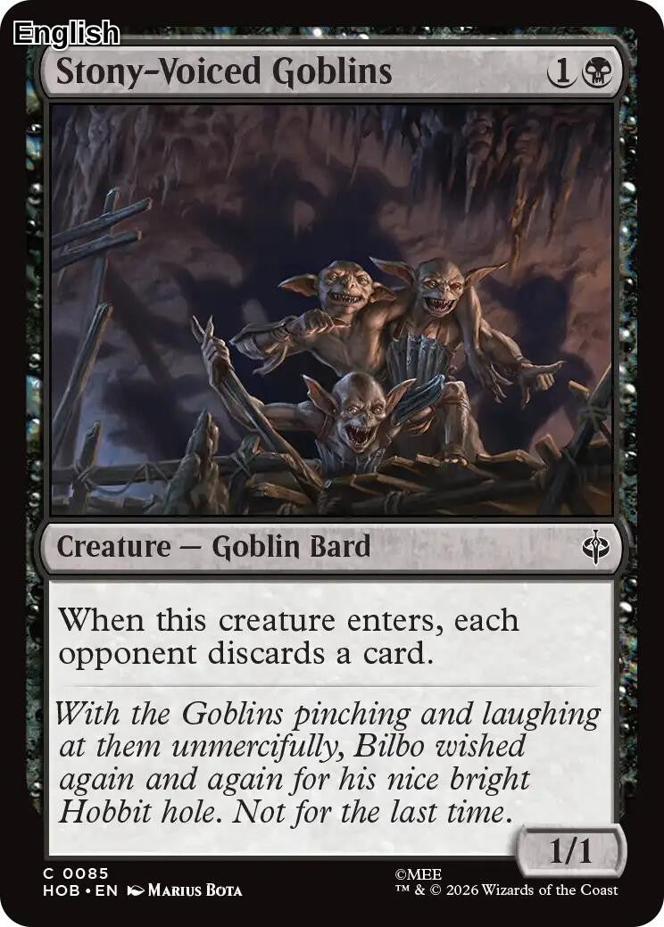 (Preorder) Stony-Voiced Goblins [HOB] The Hobbit