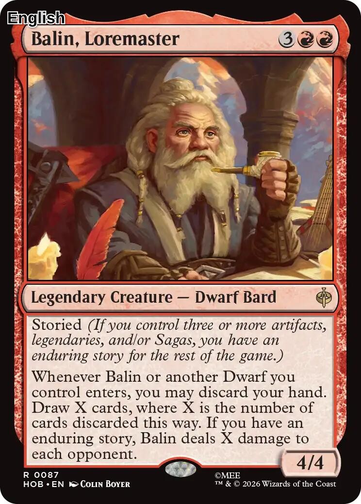 (Preorder) Balin, Loremaster [HOB] The Hobbit