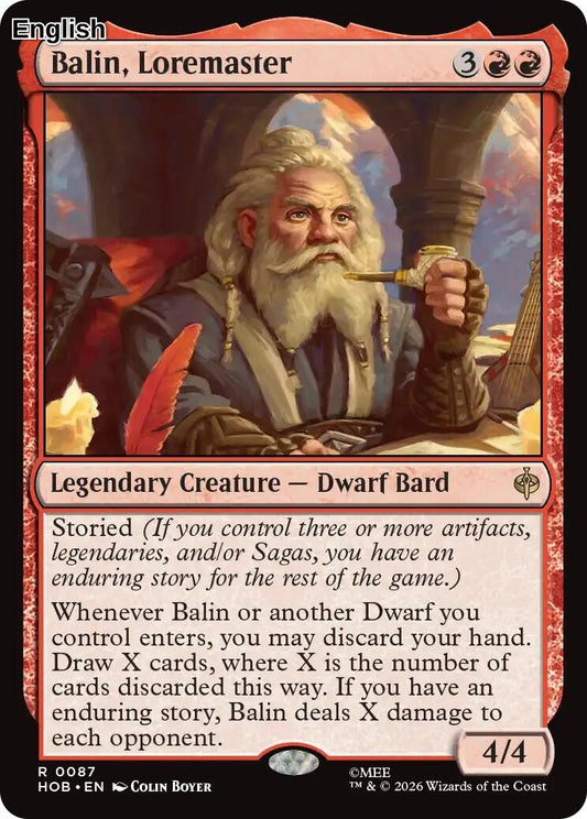 (Preorder) Balin, Loremaster [HOB] The Hobbit