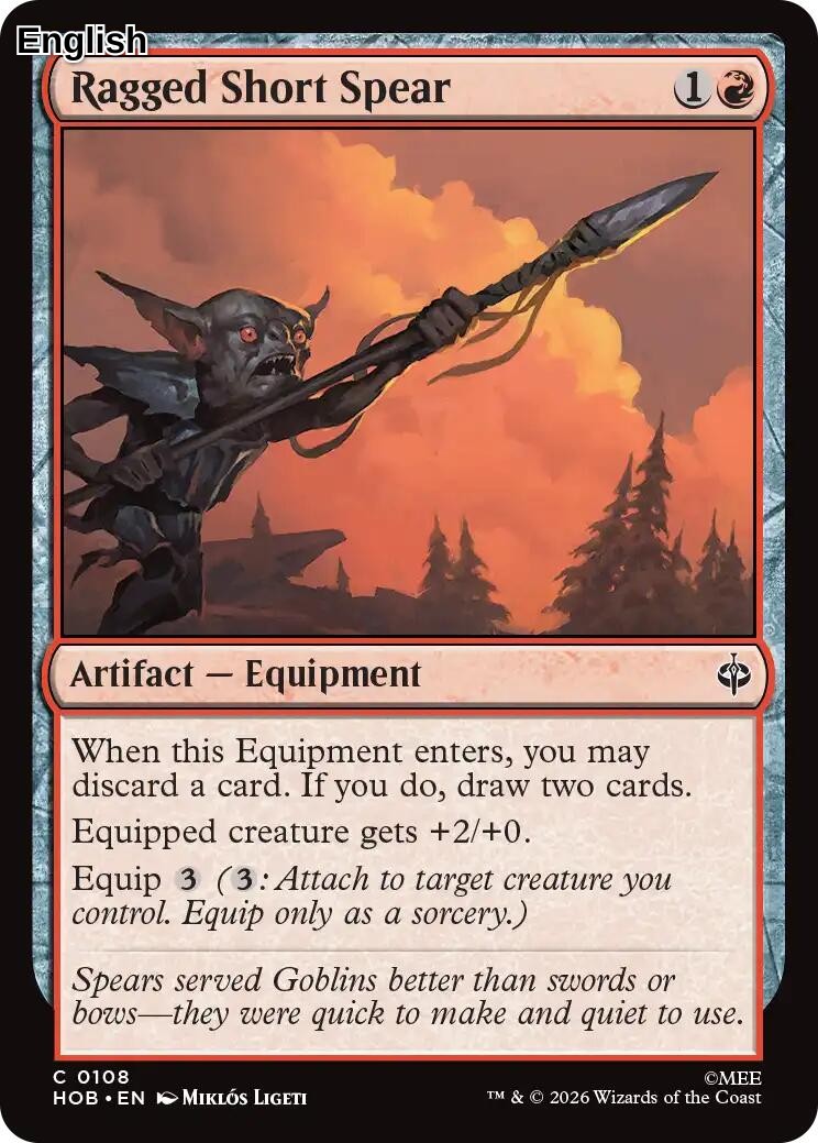 (Preorder) Ragged Short Spear [HOB] The Hobbit