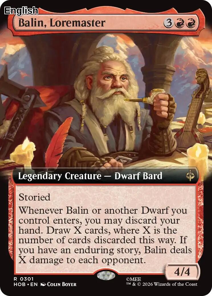 Balin, Loremaster (Extended Art)