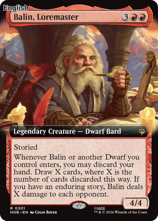 Balin, Loremaster (Extended Art)
