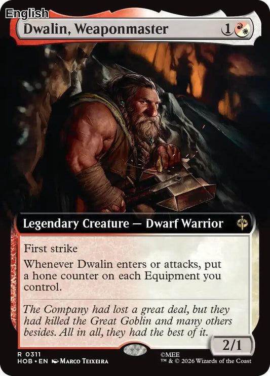 (Preorder) Dwalin, Weaponmaster (Extended Art) [HOB] The Hobbit