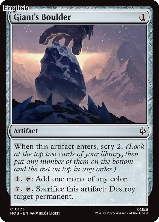(Preorder) Giant's Boulder [HOB] The Hobbit