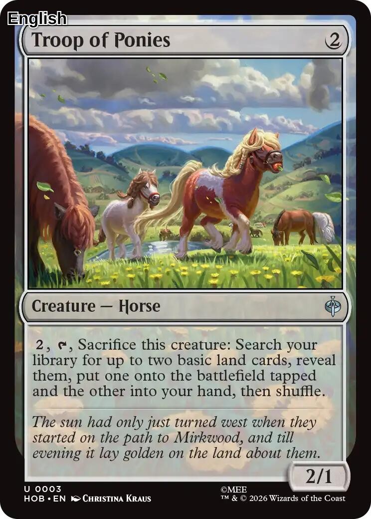(Preorder) Troop of Ponies [HOB] The Hobbit