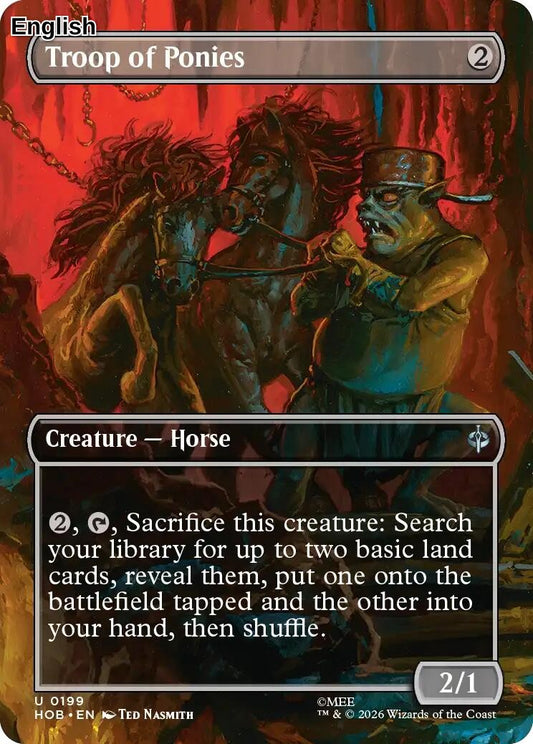 (Preorder) Troop of Ponies (Borderless) [HOB] The Hobbit