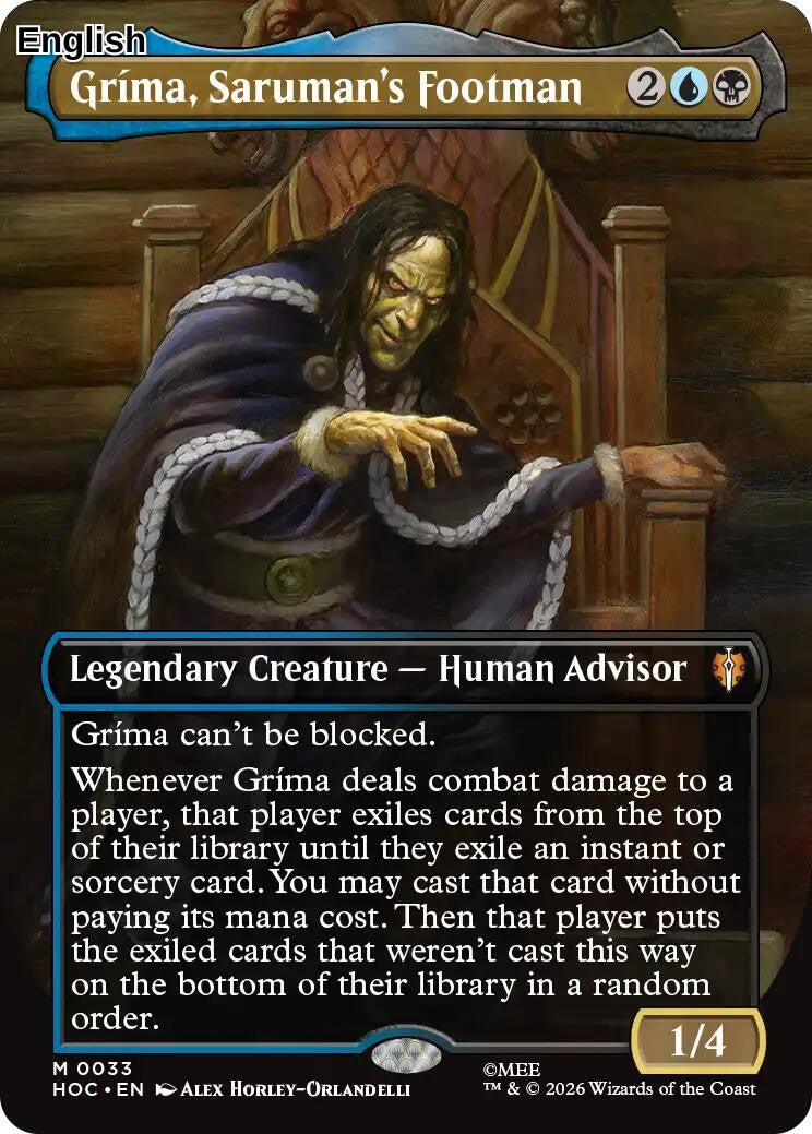 Grima, Saruman's Footman (Borderless)
