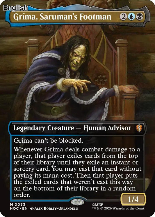 Grima, Saruman's Footman (Borderless)