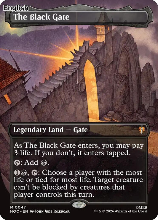 (Preorder) The Black Gate (Borderless) [HOC] The Hobbit: Eternal-Legal