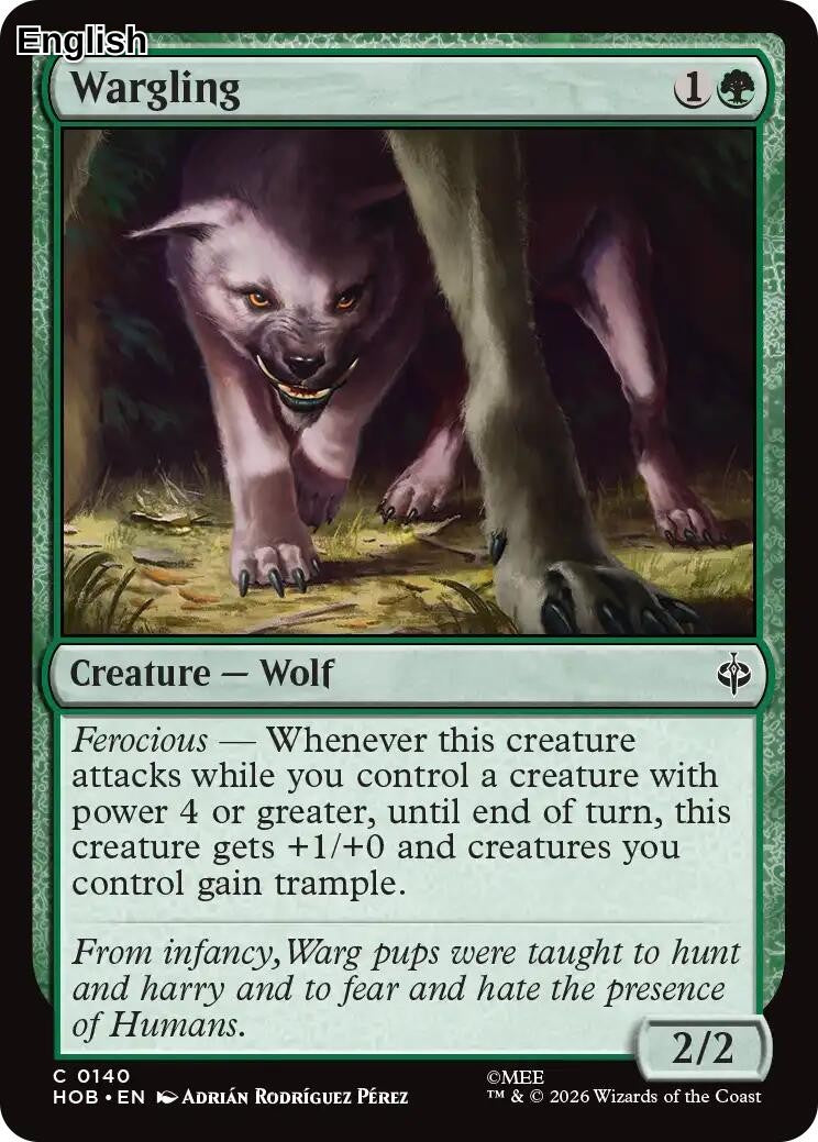 (Preorder) Wargling [HOB] The Hobbit
