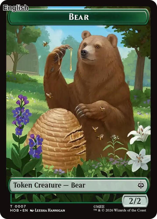 Stone Boulder // Bear Double-Sided Token (Back)