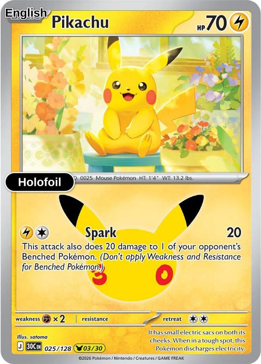 Pikachu - 025/128
