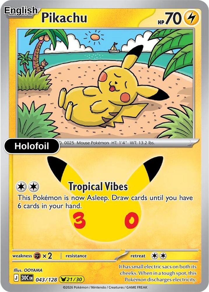 Pikachu - 043/128