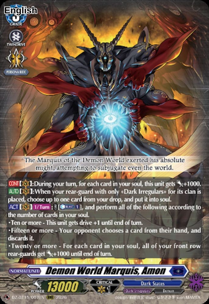 Demon World Marquis, Amon