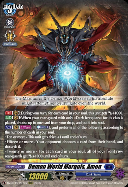 Demon World Marquis, Amon