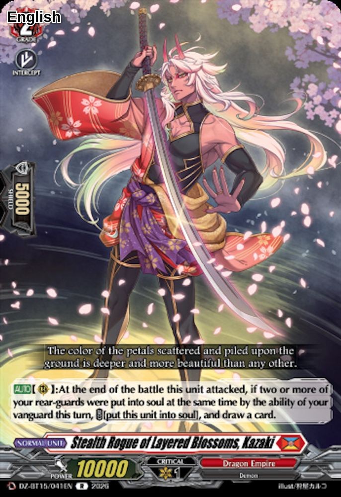 Stealth Rogue of Layered Blossoms, Kazaki