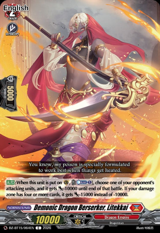 Demonic Dragon Berserker, Litekkai