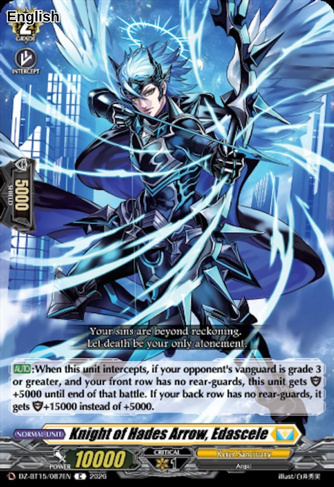 Knight of Hades Arrow, Edascele