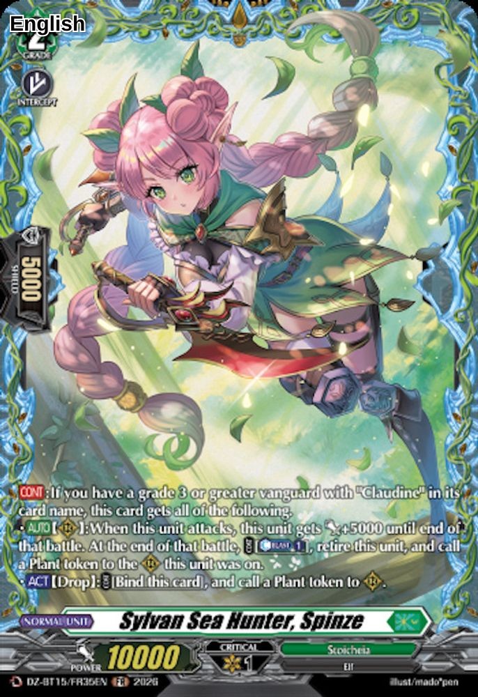 Sylvan Sea Hunter, Spinze (FR)