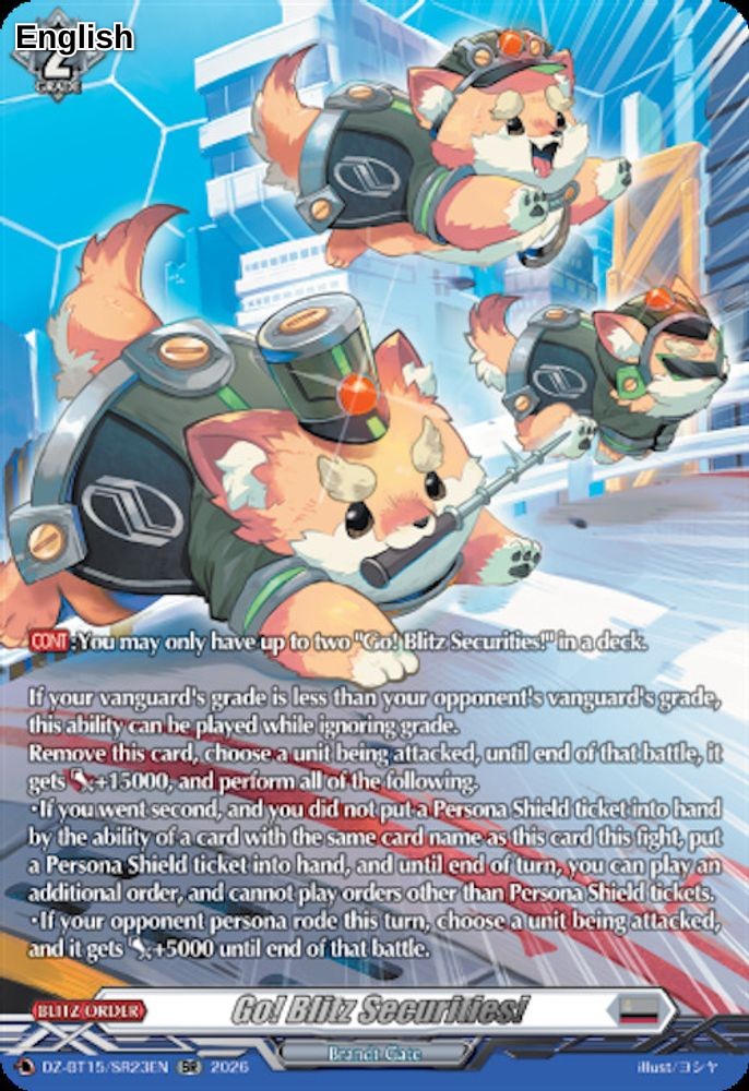 Go! Blitz Securities! (SR)